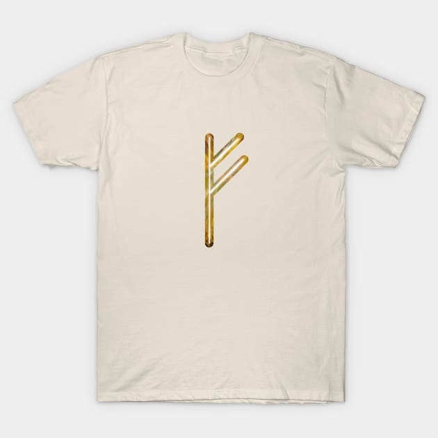 Fehu RUNES T-Shirt by Aomampzzdrawing